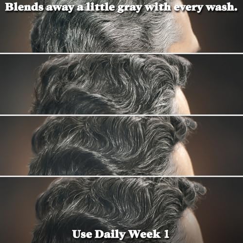 Just for Men Control GX Gray Reducing Shampoo, Keratin, 4 Fl Oz (3 Pack)