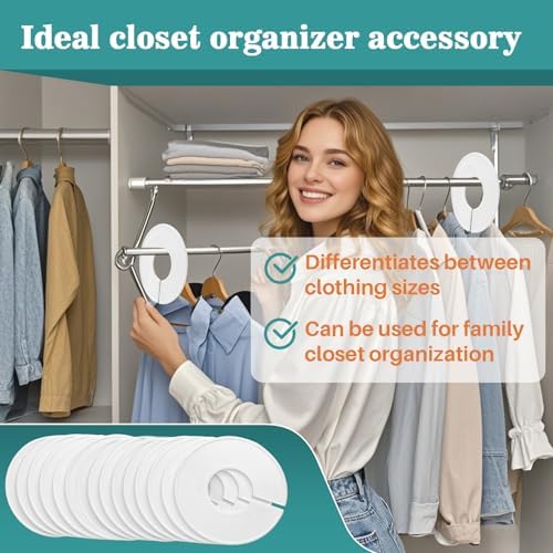 Sukh 30 Baby Closet Dividers Durable - Home Closet Organizer & Storage