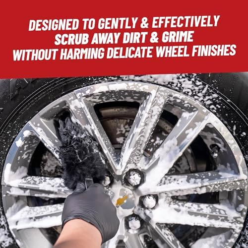Chemical Guys, Gerbil Wheel & Rim Brush, Soft Natural Bristles, for Tires