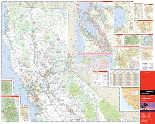 Rand McNally Easy to Read: California State Map