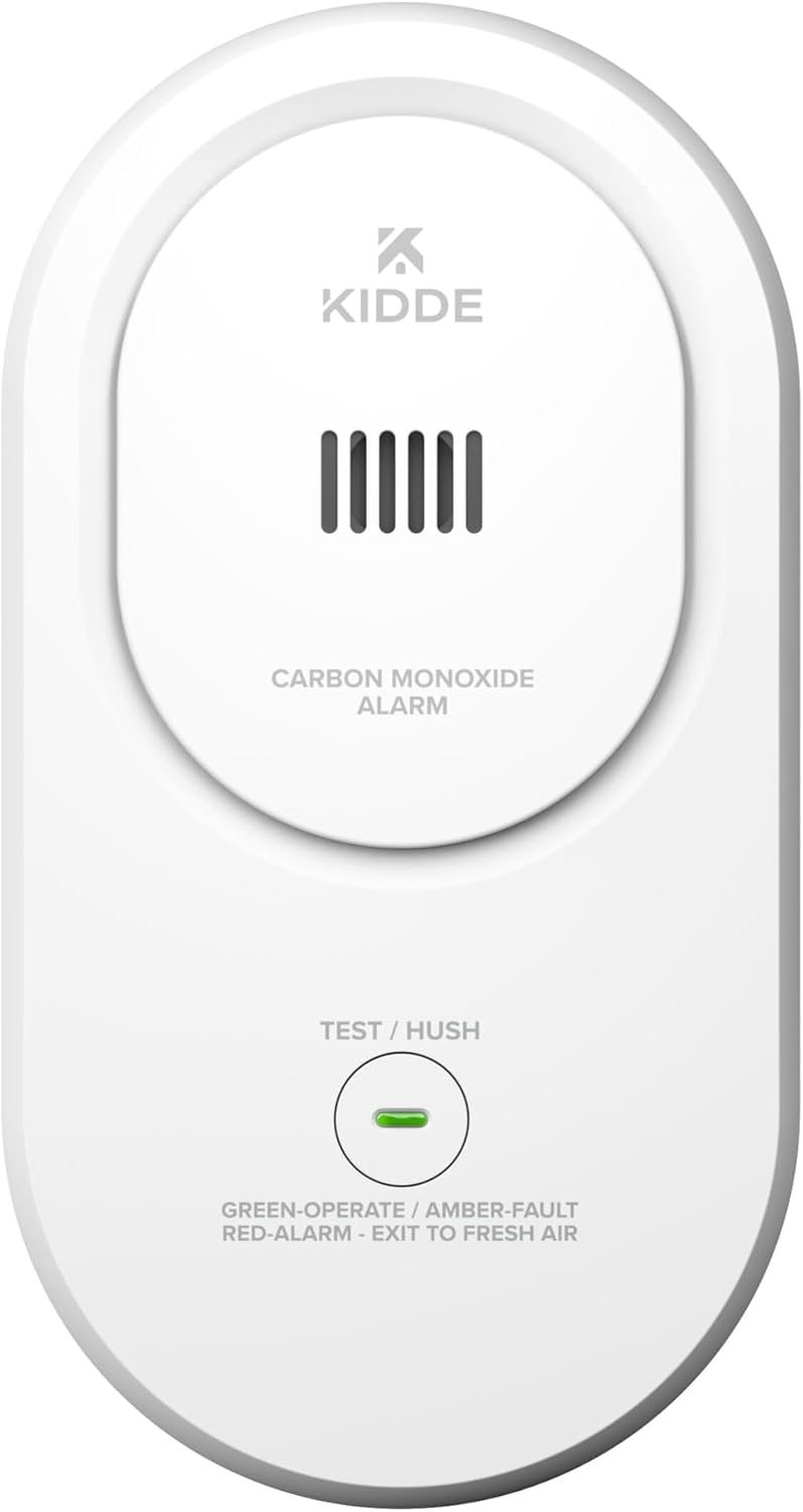 Kidde Carbon Monoxide Detector, Plug-in Carbon Monoxide Detector with AA Battery Backup, 85 dB Alarm, LED Status Light Indicators, 3rd Edition