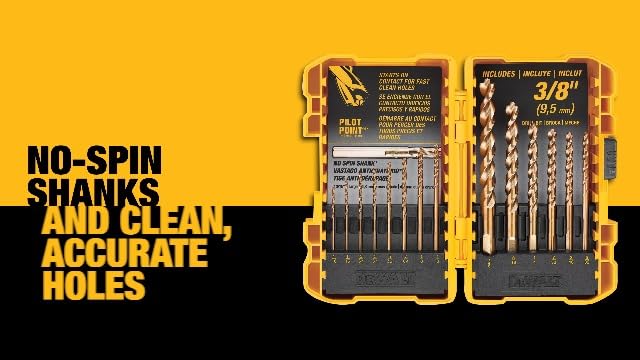 DEWALT Screwdriver Bit Set, 100 Pc Impact Driver Bit Set with Drill Bits, Magnetic Holder and Nut Drivers, FlexTorq Impact Ready, ToughCase Included (DWA2FTS100)