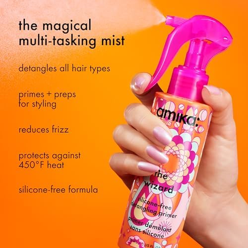 amika the wizard silicone-free detangling primer