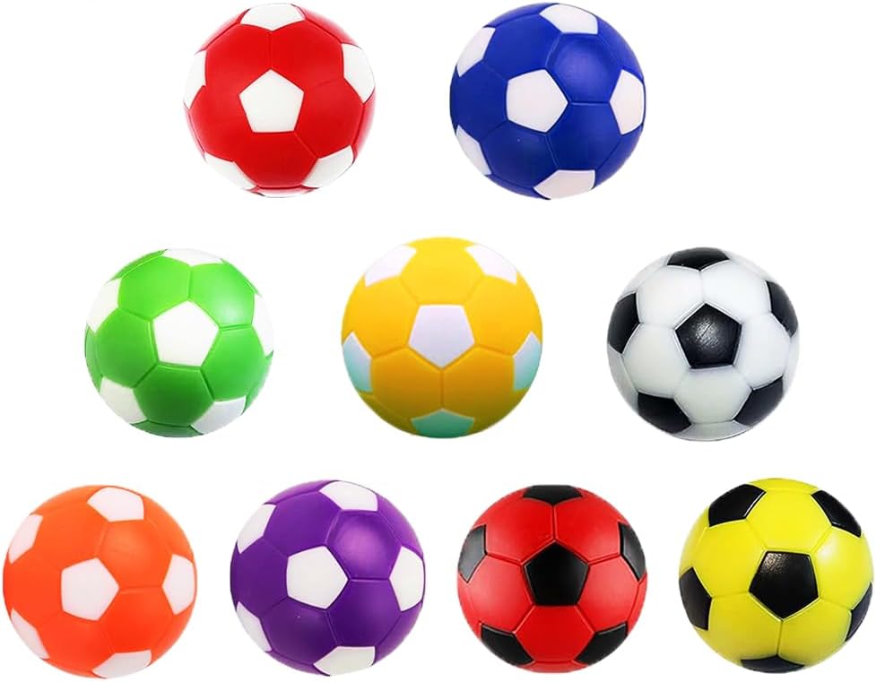 Foosball Table Balls 1.42 Inch Table Soccer Balls for Foosball Tabletop Game Foosball Accessory Replacements Multicolor World Cup Foosball/Gifts