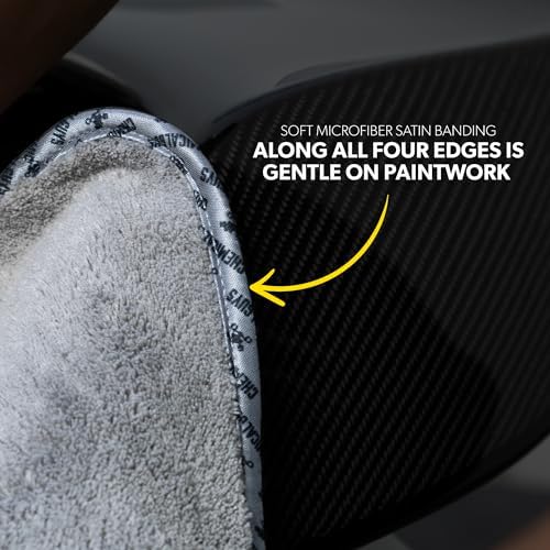 Chemical Guys, Woolly Mammoth Large Microfiber Drying Towel, 36 x 25 in