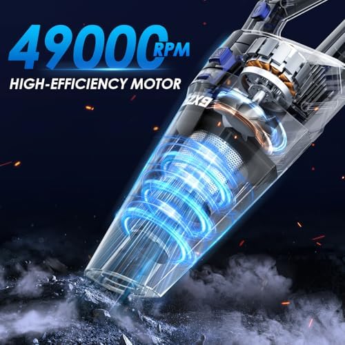 Gxzsk Handheld Vacuum Cordless, Hand Held Car Vacuum Cleaner, Hand Vacuum