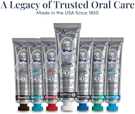Dr. Sheffield's Fluoride Free, No SLS Toothpaste, Peppermint, 2-Pack