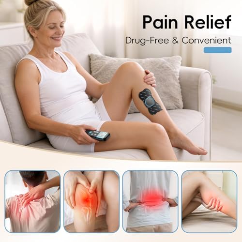 Comfytemp Wireless TENS Unit Muscle Stimulator for Pain Relief with Remote