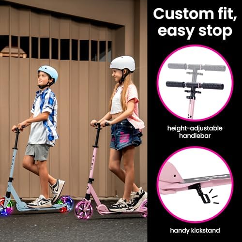 AERO MOBILITY Big Wheel Kick Scooter for Kids 6-12, Teens & Adults