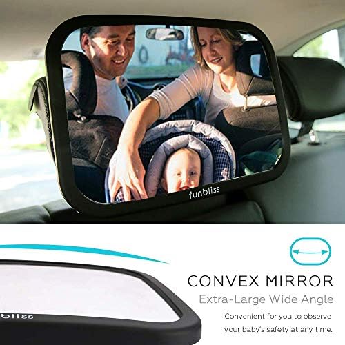 Funbliss Baby Car Mirror for Rear Facing Seat
