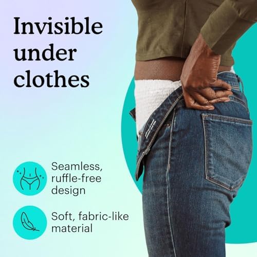 Because Overnight Absorbency Pull Ups - Adult Disposable Incontinence Underwear, Extra Absorbent Nighttime Briefs for Men and Women, White, Small/Medium, 20 Count