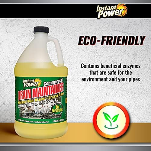 Instant Power Commercial Drain Maintainer & Trap Treatment, 1 Gal