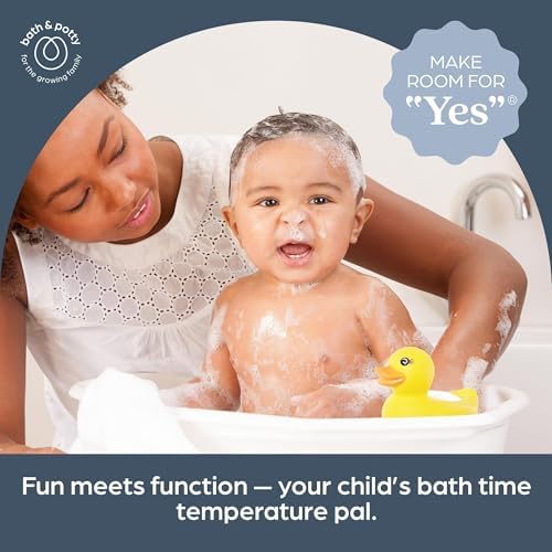 Dreambaby Duck Baby Bath Thermometer – Instant Results, Digital Water & Room Temp Reader – Fun Floating Toy for Newborns