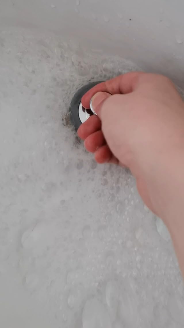 Universal Bathtub Drain Stopper, Sink & Tub Stopper, Bathroom Drain Plug
