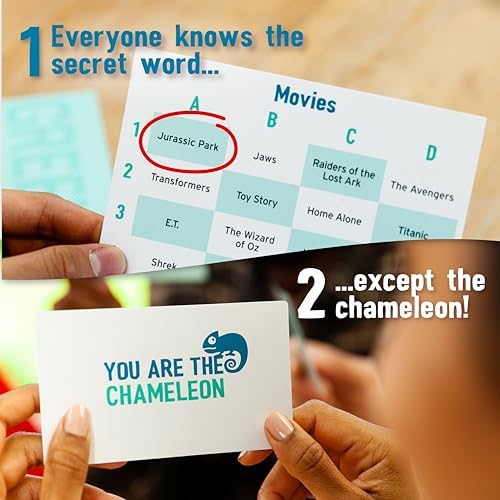The Chameleon Social Deduction Board Game for Adults, Ages 12+