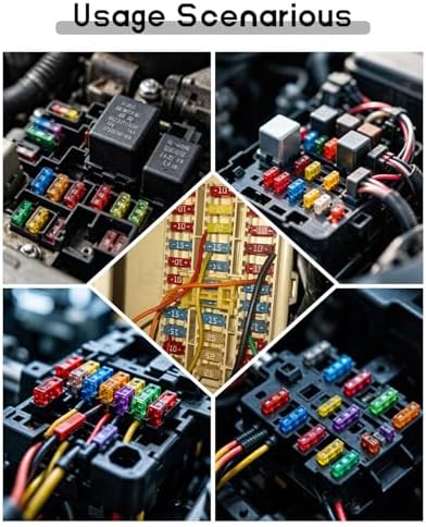 5 Pack 12V Car Add-a-Circuit Fuse TAP Adapter Mini Fuse Holder Connector