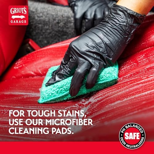 Griot's Garage Odor Neutralizing Leather Cleaner for Car Seats, Dashboard, Door Panels, Eliminates Unwanted Smells, 10971, 22oz