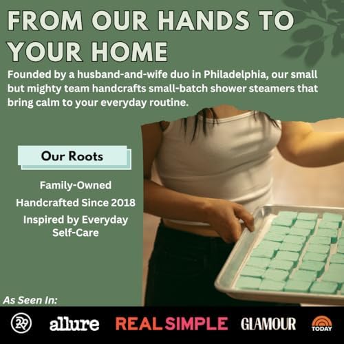 The Herbal Zen Shower Steamers Aromatherapy Pure Essential Oils - 14 Pack