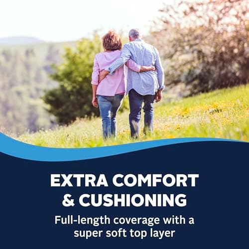 Airplus Memory Comfort Shoe Insoles With Memory Foam for Pressure Relief, Ideal For Men and Women