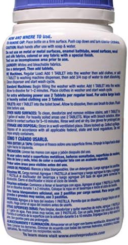 Evolve Concentrated Bleach Tablet 32 ct Summer Lavender (1 pack)