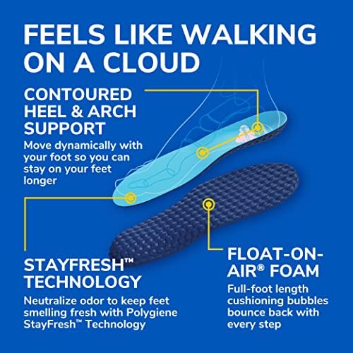 Dr. Scholl's® Float-On-Air® Comfort Insoles, Shoe Inserts for Women, 1 Pair, Full Length