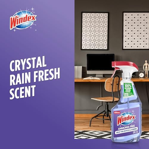 Windex Ammonia Free Glass and Window Cleaner Spray, 23 oz