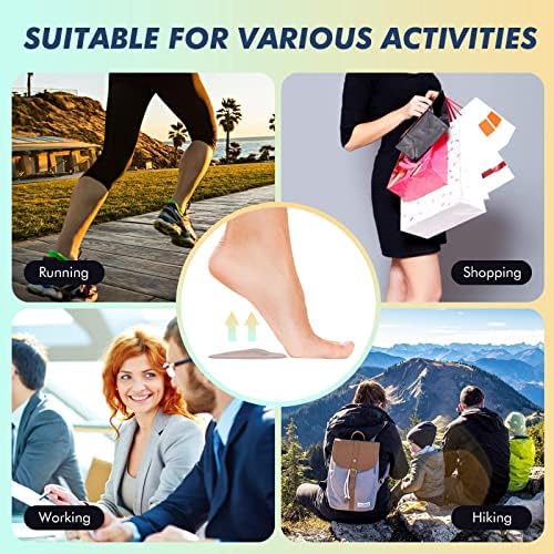ZUCNANA Arch Support Inserts for Women Flat Feet Plantar Fasciitis 6 Pairs