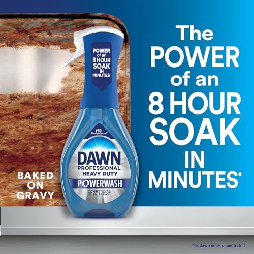 Dawn PRO Heavy Duty Powerwash Dish Spray for Commercial Use (16 oz, 6 pack)
