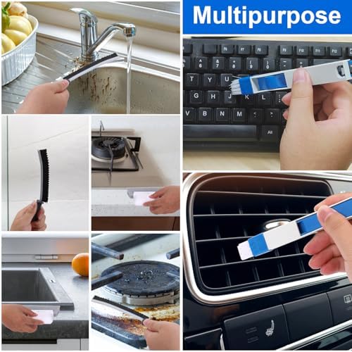 XANGNIER Window Track Cleaning Tools,Window Sill Cleaner Tool Kit,10 Pcs