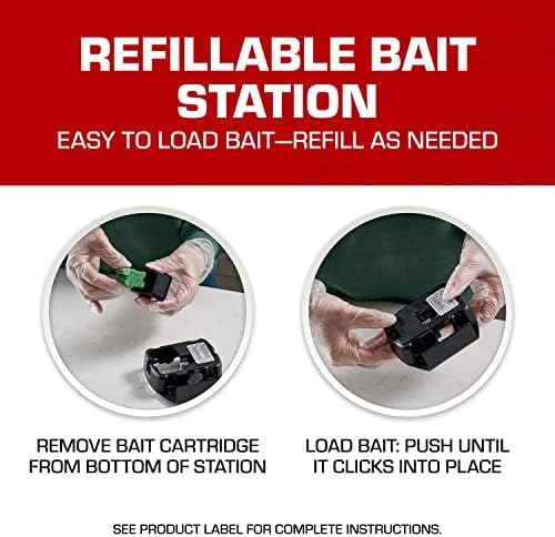 Tomcat Mouse Killer, Child & Dog Resistant, Refillable Station and 16 Baits
