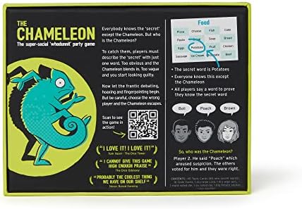 The Chameleon Social Deduction Board Game for Adults, Ages 12+