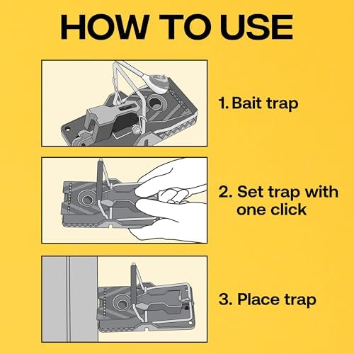 Victor Power Kill Rat Trap, 2-Pack of Easy Set Reusable Rat Traps