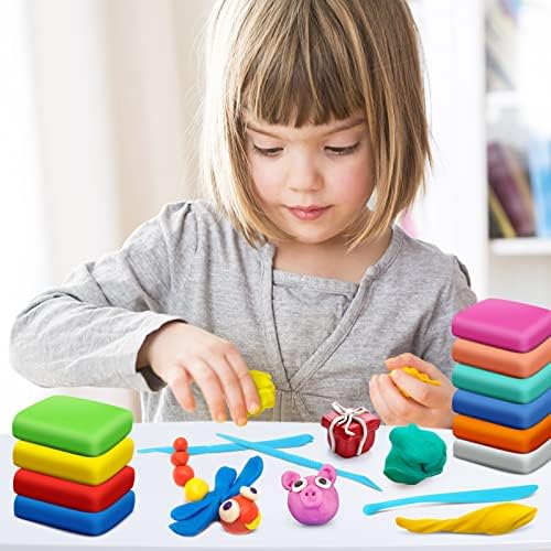 Air Dry Clay, 24 Colors Modeling Magic Clay for Kids