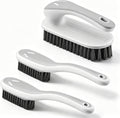 SetSail Soft Bristle Scrub Cleaning Brush 3 Pack Laundry Brush Gray White