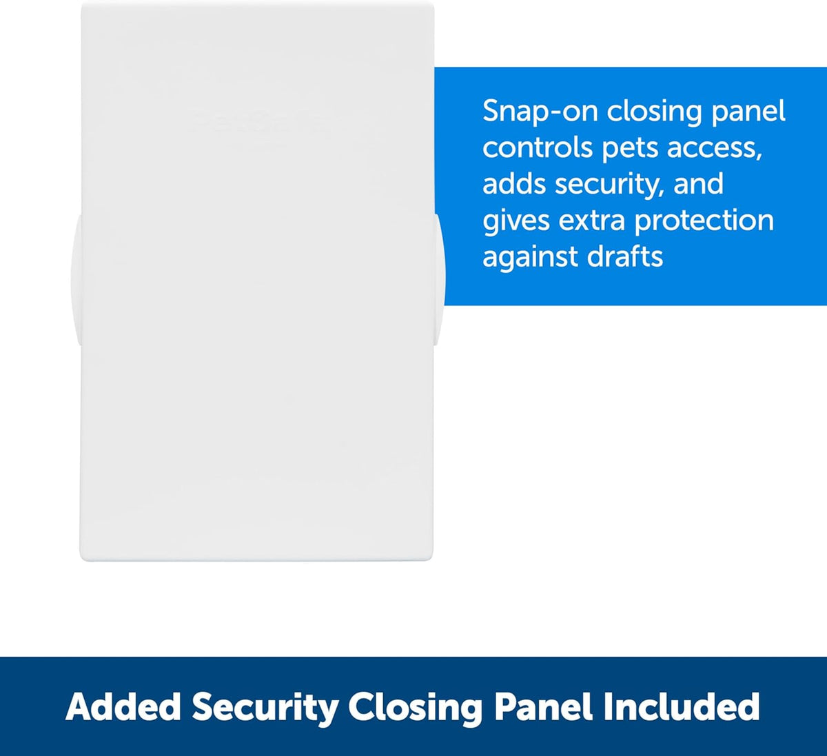 PetSafe Plastic Dog & Cat Door, Pets Up to 40 lb, Paintable, Medium