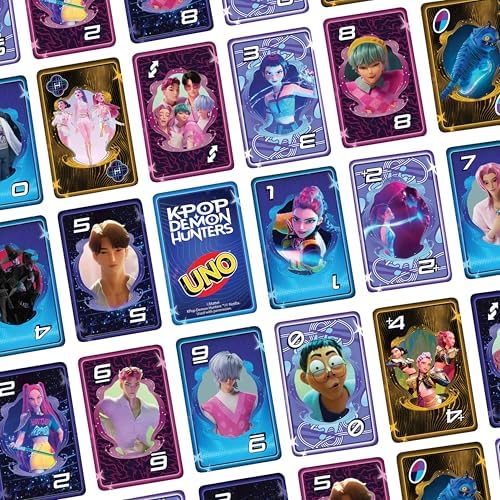 Mattel Games UNO Netflix Kpop Demon Hunters Card Game Card Game