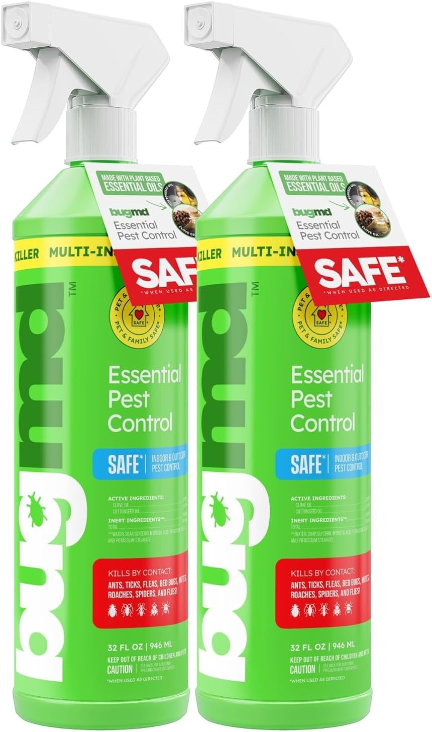 BugMD Ant Killer and Bug Spray (32 oz) for Indoor Cockroach Control