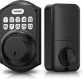 TEEHO TE001 Keyless Entry Deadbolt with Keypad for Front Door, Matte Black