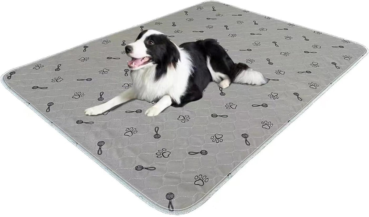 Peepeego Non-Slip Dog Pad 72"x72", Washable Pee Pad Waterproof for Training, Whelping