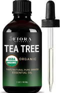 Fiora Naturals Tea Tree Oil, 100% Pure Organic Tea Tree Essential Oil 1 oz