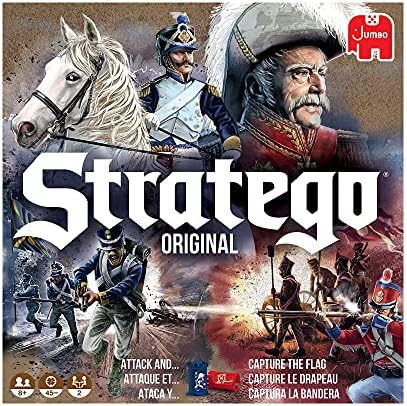 Jumbo, Stratego - Original, Strategy Board Game, 2 Players, Ages 8 Year Plus