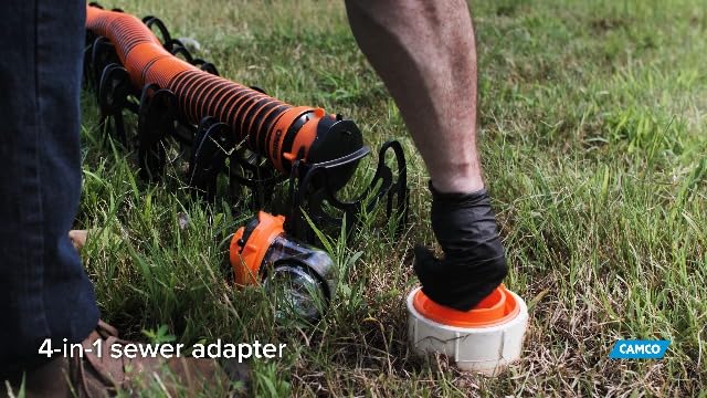 Camco RhinoEXTREME 20 Ft RV Sewer Hose Kit, Pre-Assembled, Swivel Fittings