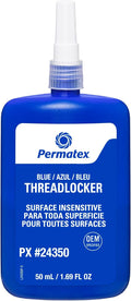 Permatex 24200 Medium Strength Threadlocker Blue, 6 ml, Automotive Threadlocker For Preventing Bolts From Loosening And Corrosion, Removable With Hand Tools