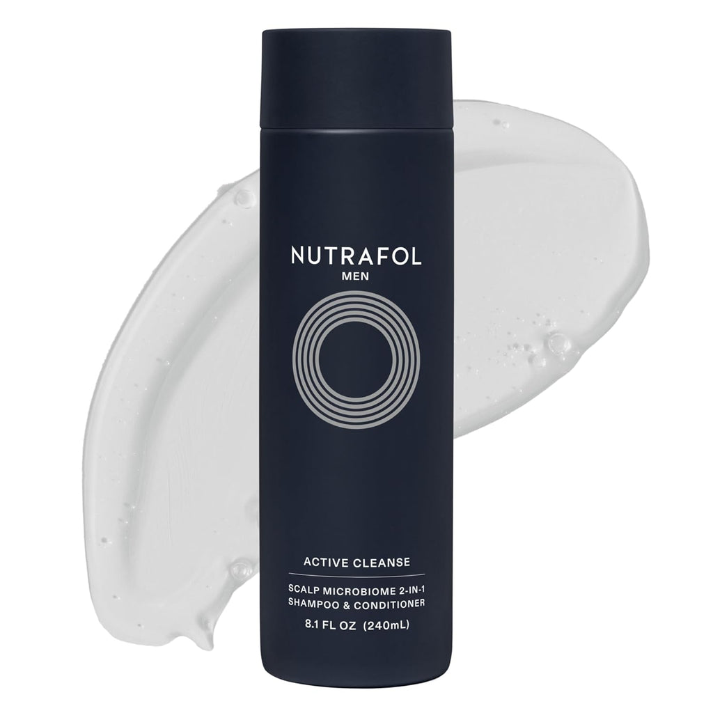 Nutrafol Men's 2-in-1 Shampoo and Conditioner for Thinning Hair, 8.1 Fl Oz