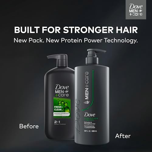Dove Men Fresh & Clean 2-in-1 Shampoo & Conditioner with Menthol 28oz