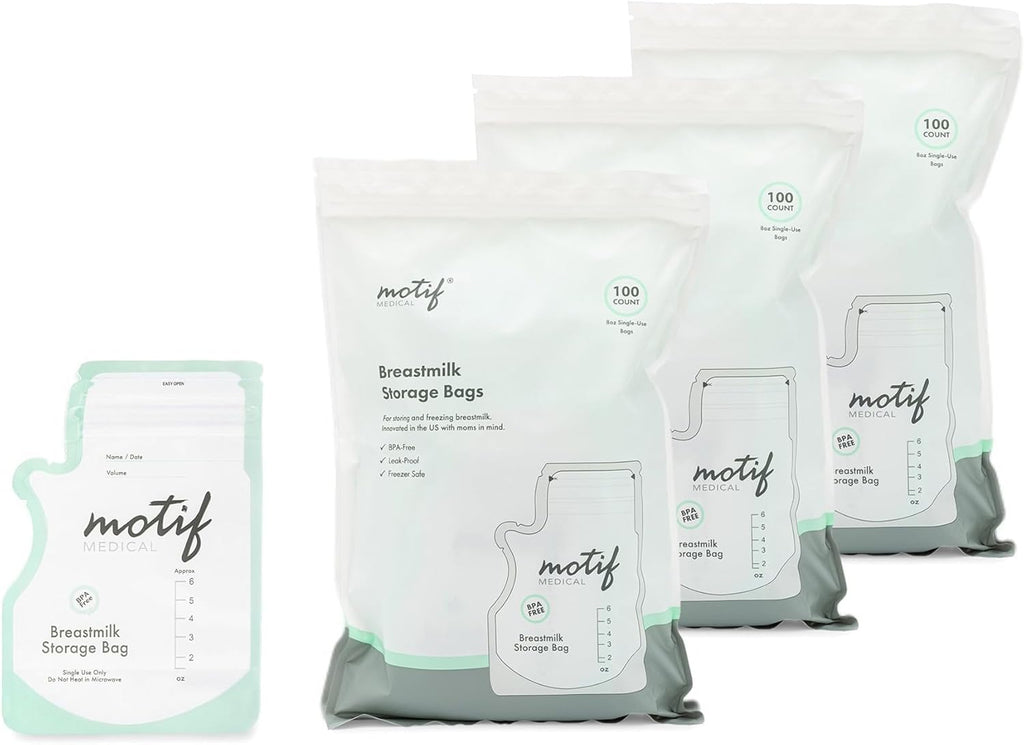 Motif Medical Breastmilk Storage Bags, 100 Count