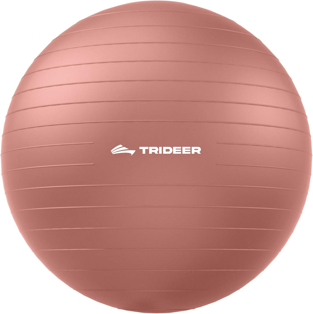 Trideer Yoga Ball for Exercise, Pregnancy, Physical Therapy, Pump Included