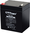 ExpertPower EXP1250, Rechargeable12V 5Ah UPS Battery with F1 Terminals
