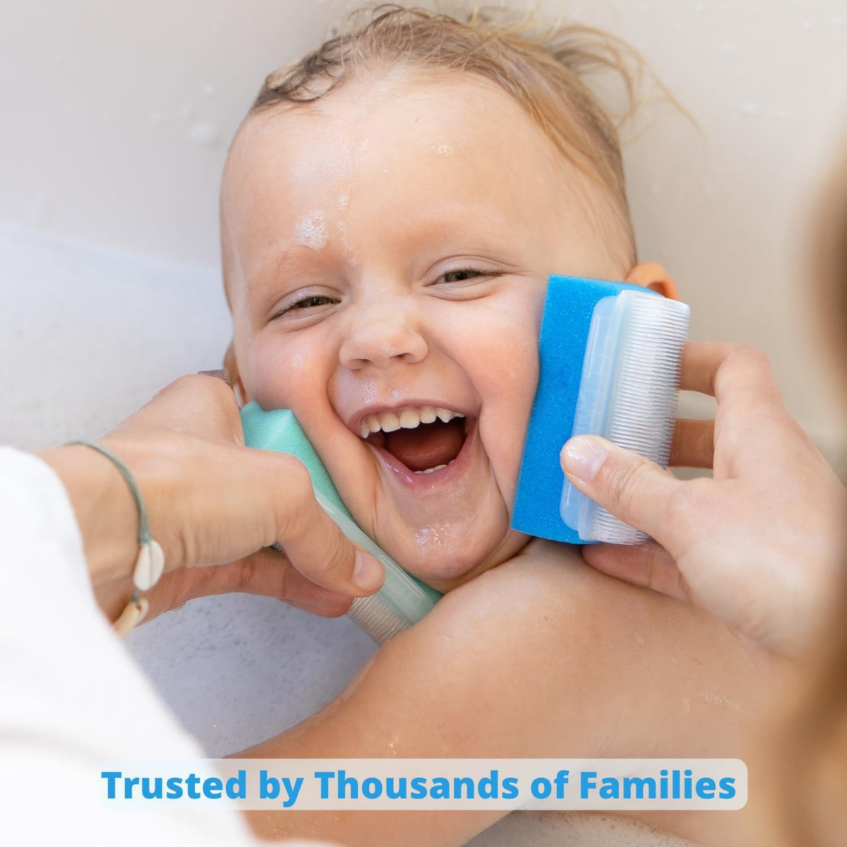 Cradle Cap Brush for Babies - Cradle Cap Treatment 6-Pack Baby Bath Sponges