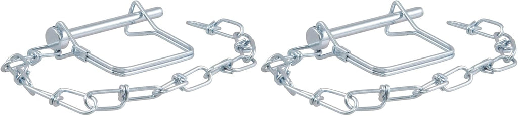 CURT 25012 Trailer Coupler Pin with 12-Inch Chain, 1/4-Inch Diameter x 2-3/4-Inch Long